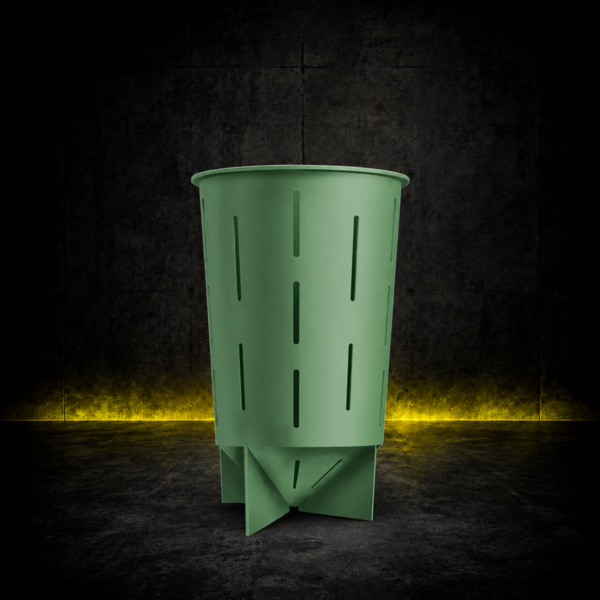 Maceta Mad Rocket verde de 5 litros