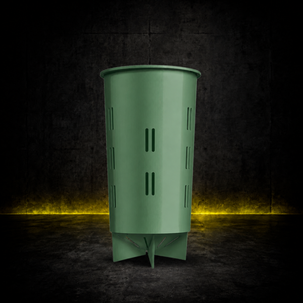 Maceta Mad Rocket verde de 16 litros