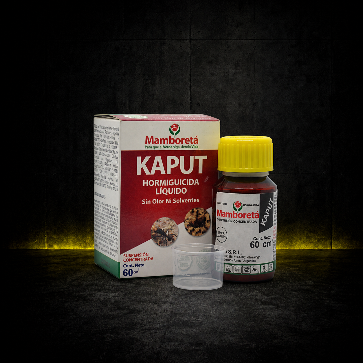 Mamboretá Kaput hormiguicida líquido de 60 cc
