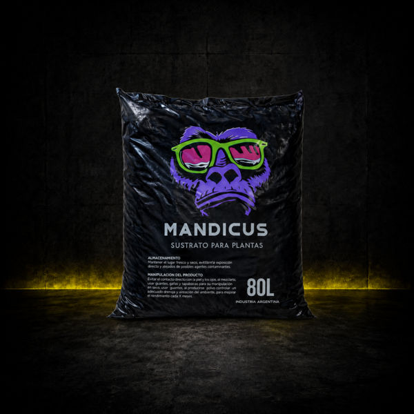 Mandicus sustrato para plantas de 80 litros